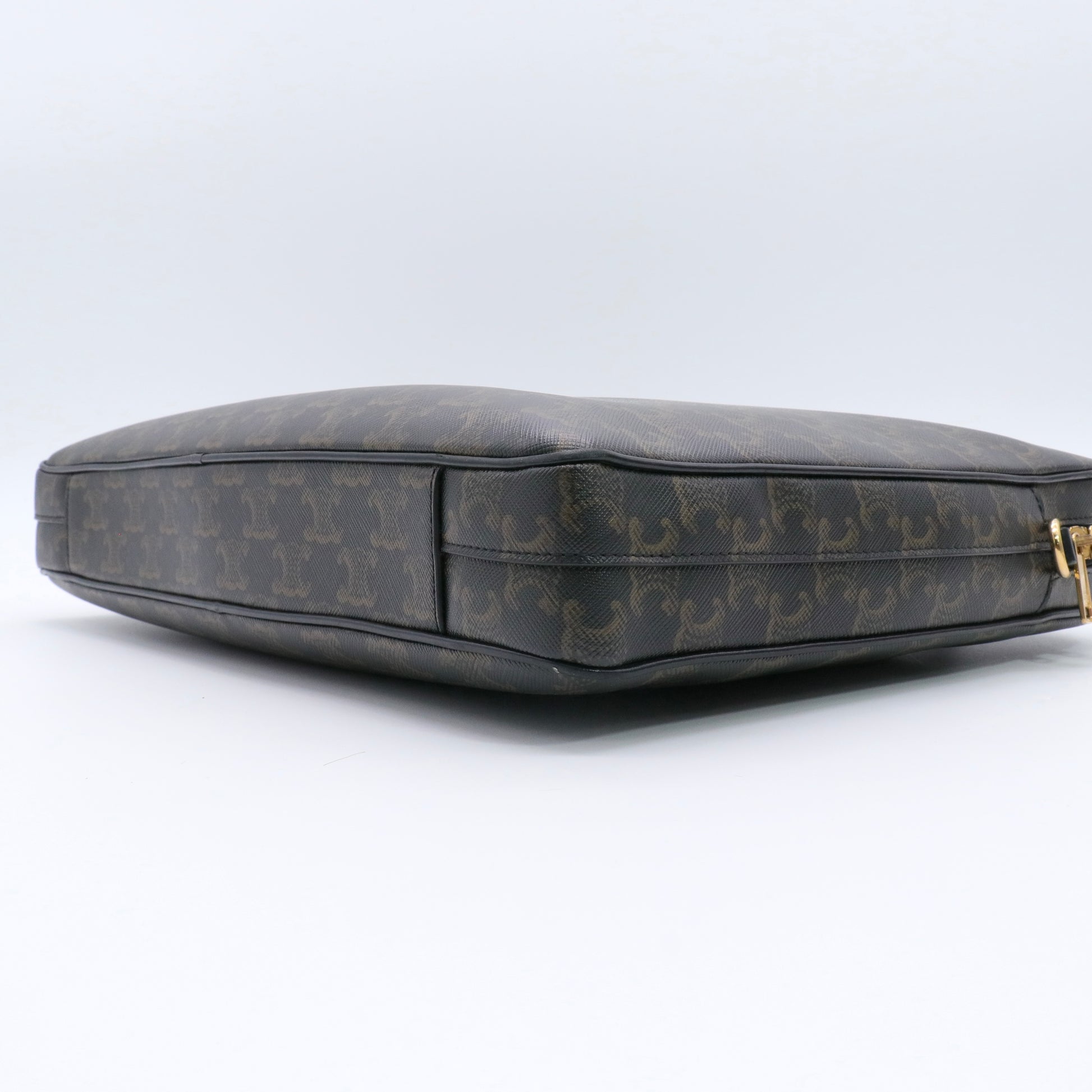 Business bag briefcase Brown Black twins