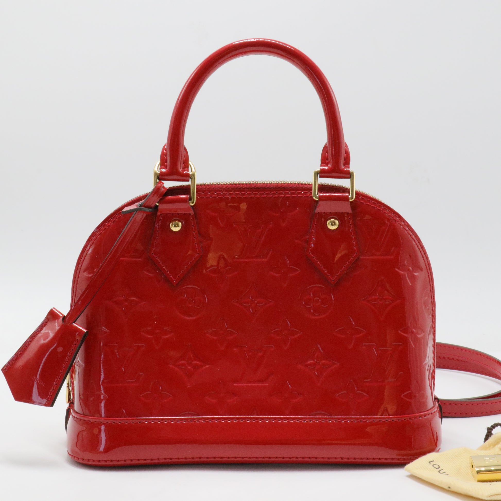 Alma Handbag Monogram Vernis BB