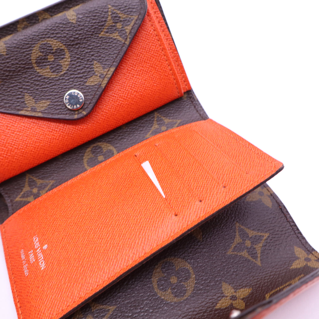 Epi Leather and Monogram Canvas Compact Wallet Twins LDJ3619