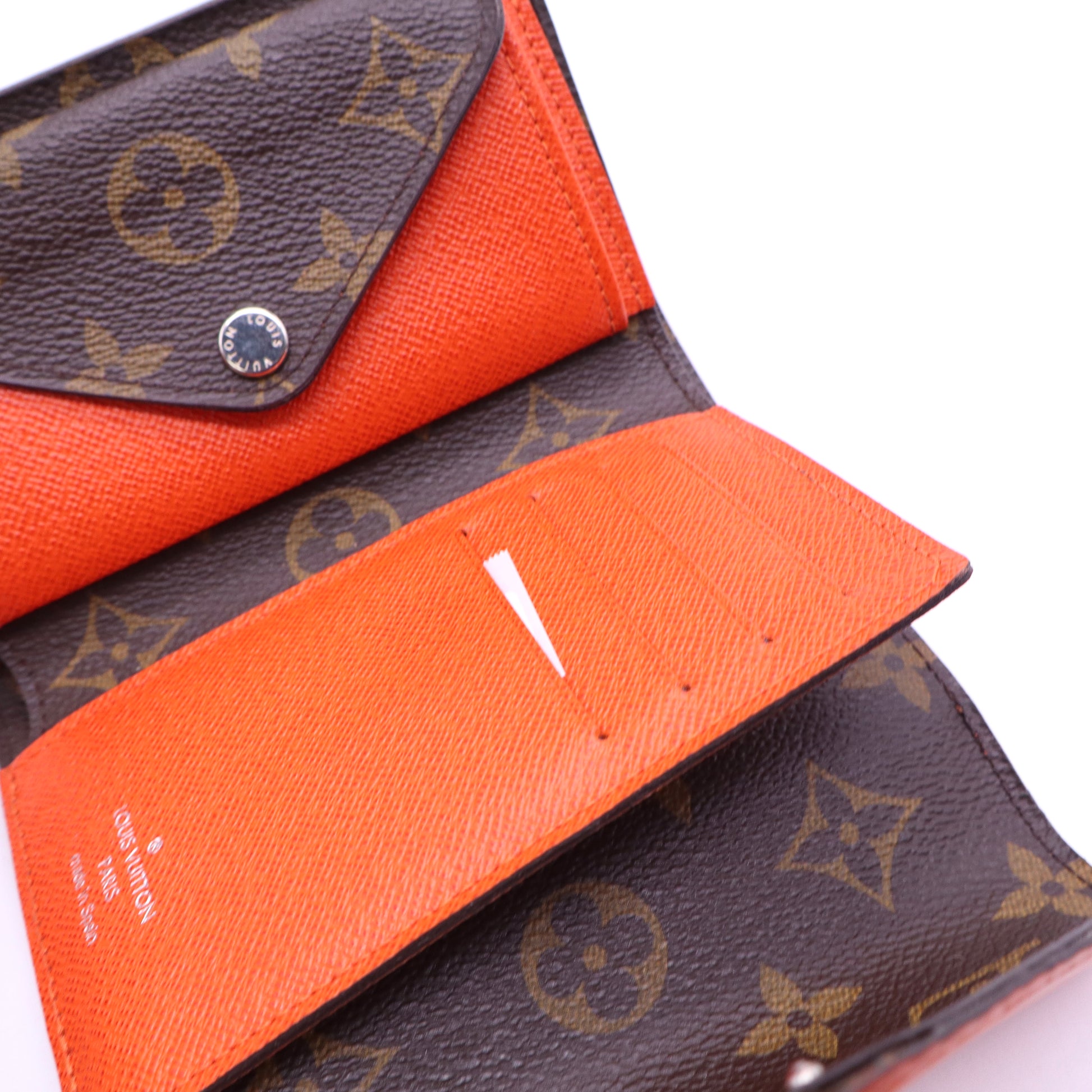 Epi Leather and Monogram Canvas Compact Wallet Twins LDJ3619