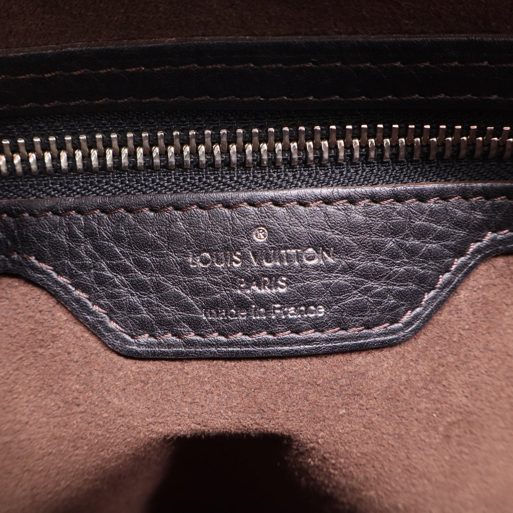 Louis Vuitton Selene Handbag Mahina Leather PM Twins