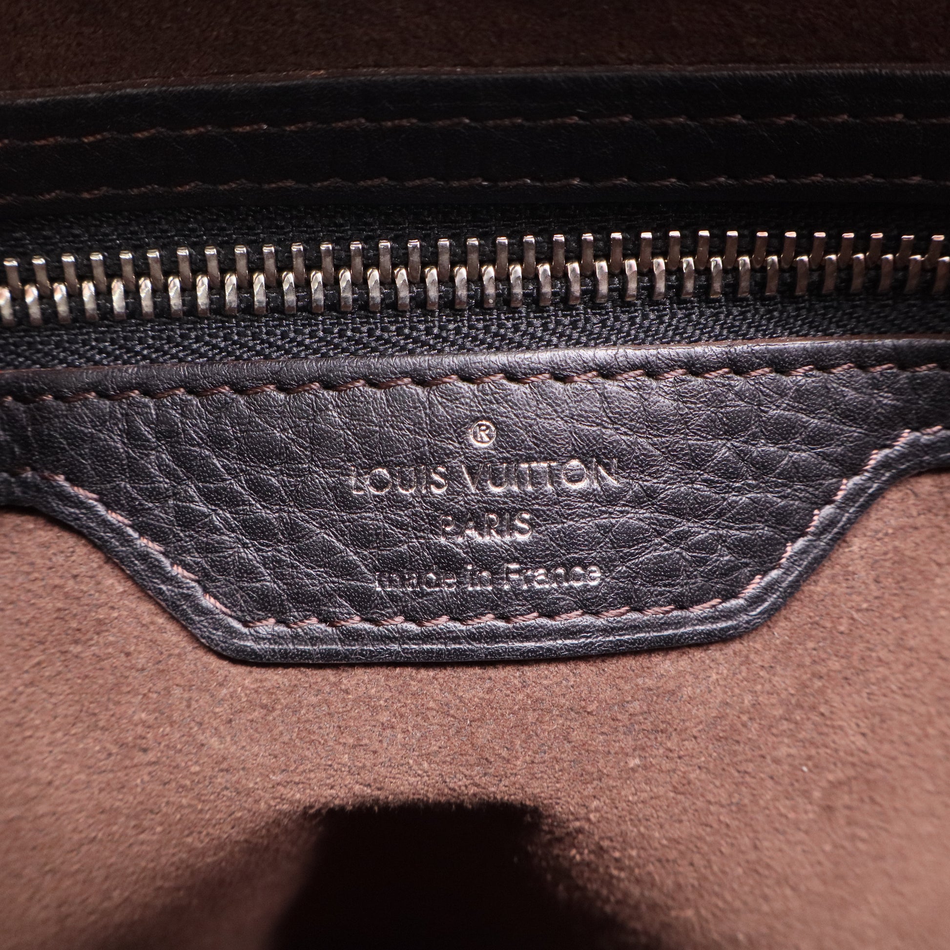 Louis Vuitton Selene Handbag Mahina Leather PM Twins