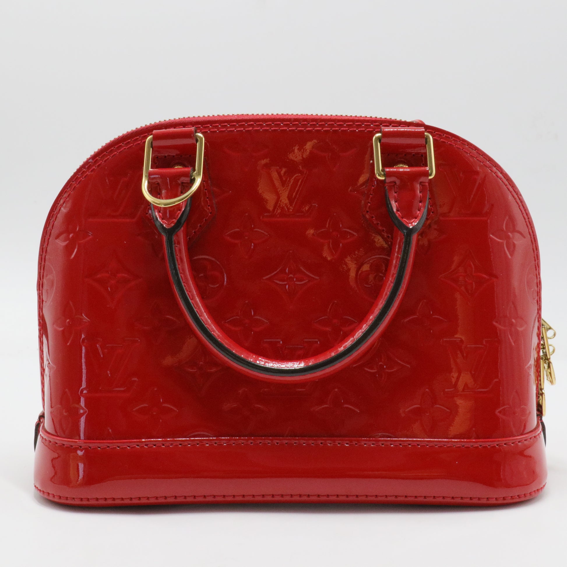 Alma Handbag Monogram Vernis BB