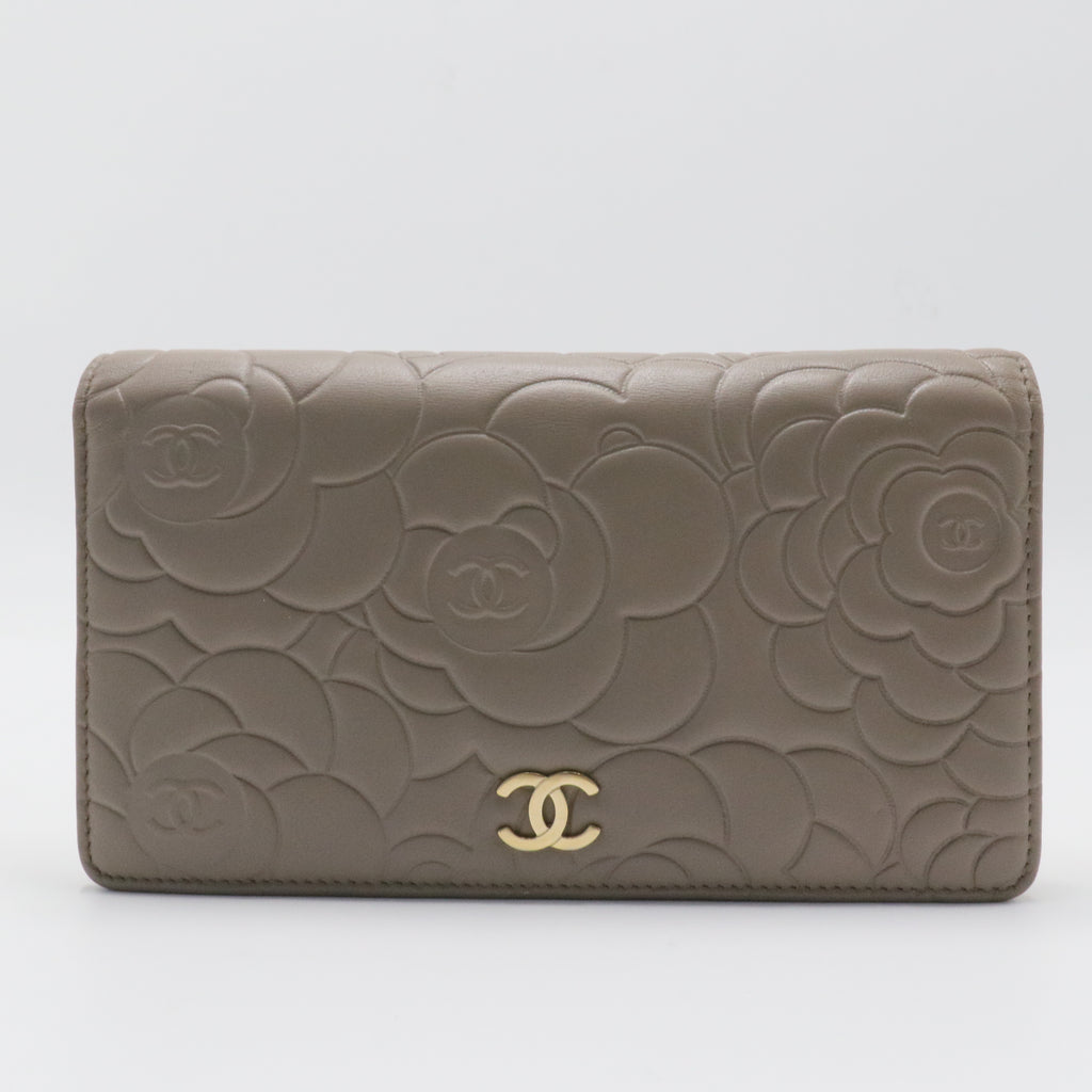 L-Yen Wallet Camellia Leather