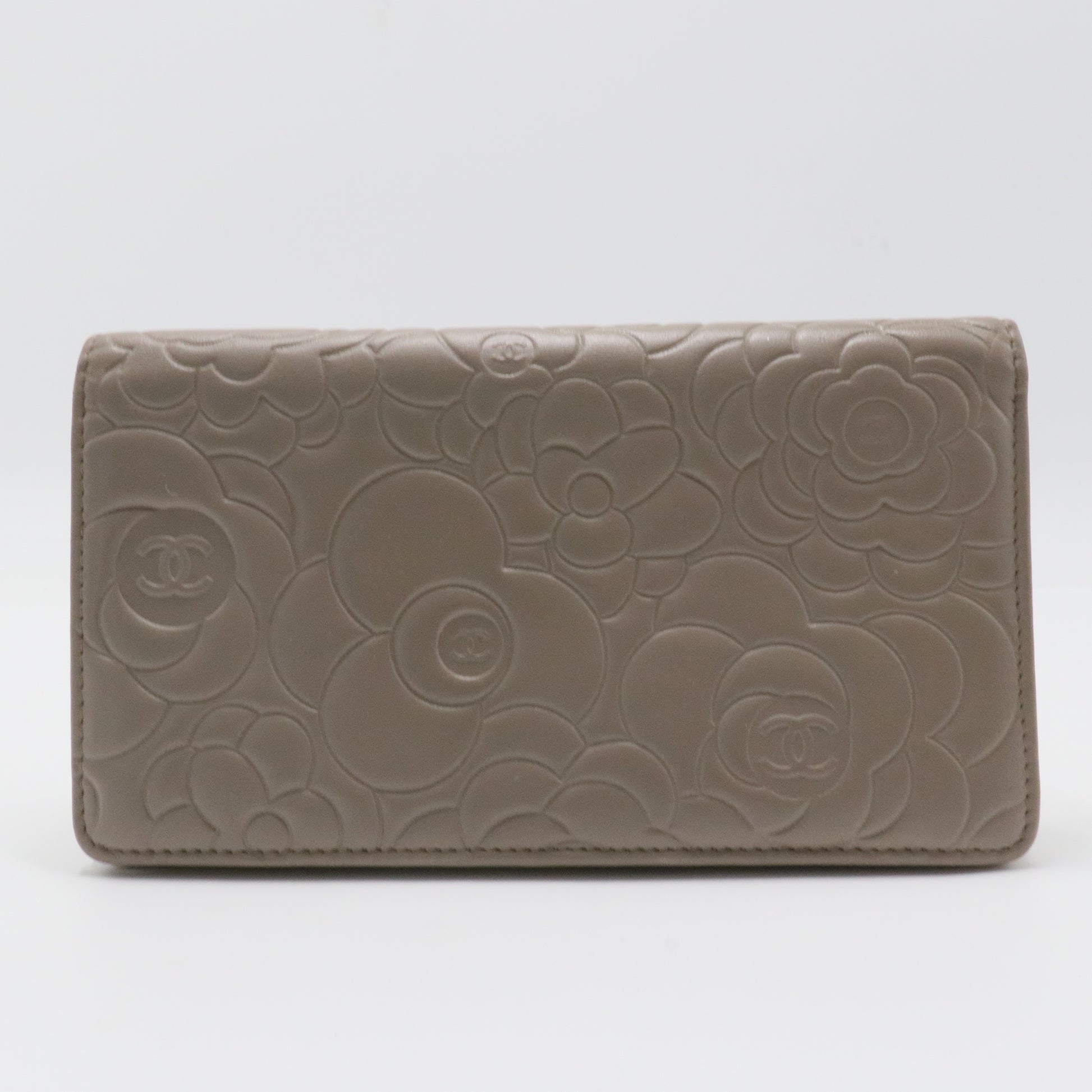 L-Yen Wallet Camellia Leather