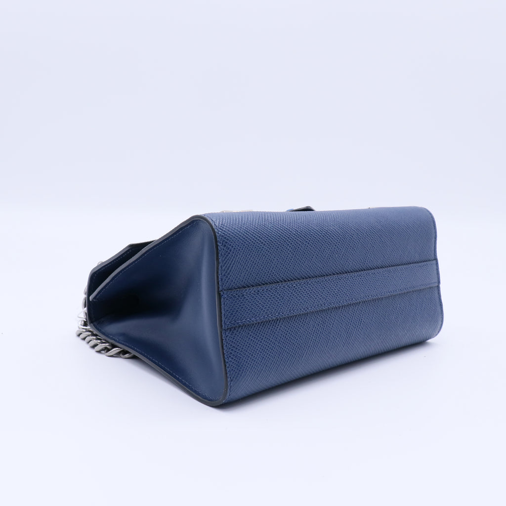 Robot Blue Leather Bag Twins LDJ4156