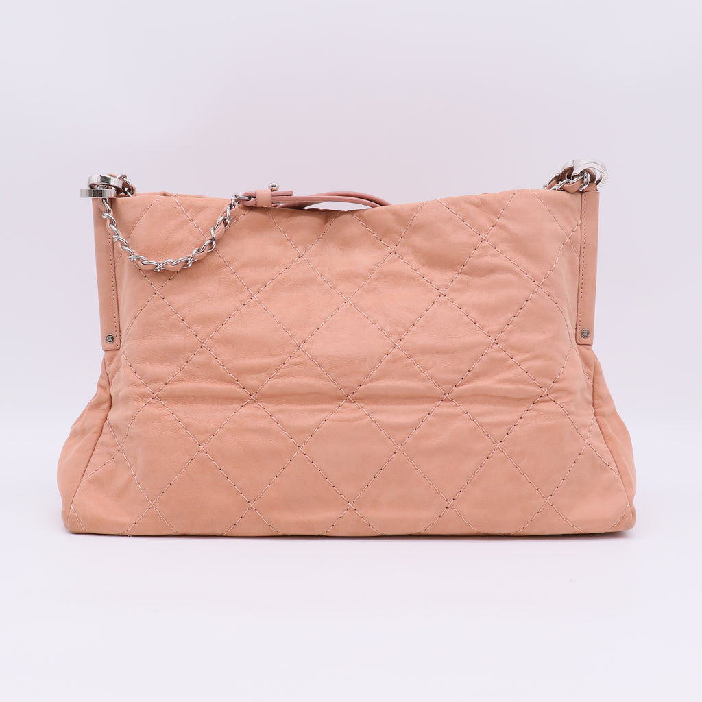 Chanel Quilted Calfskin Leather Sea Hit Tote Bag twins B23296