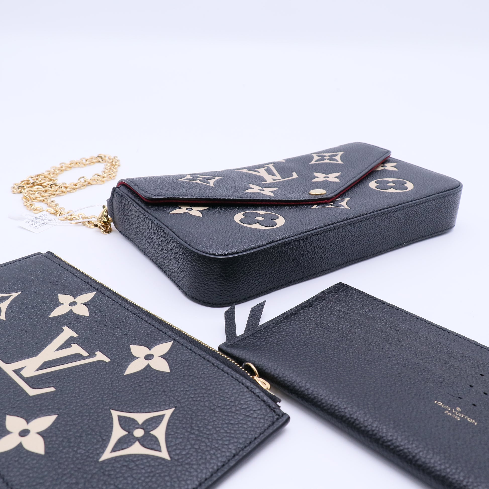 Monogram Empreinte Leather Pochette Felicie Twins LDJ4154