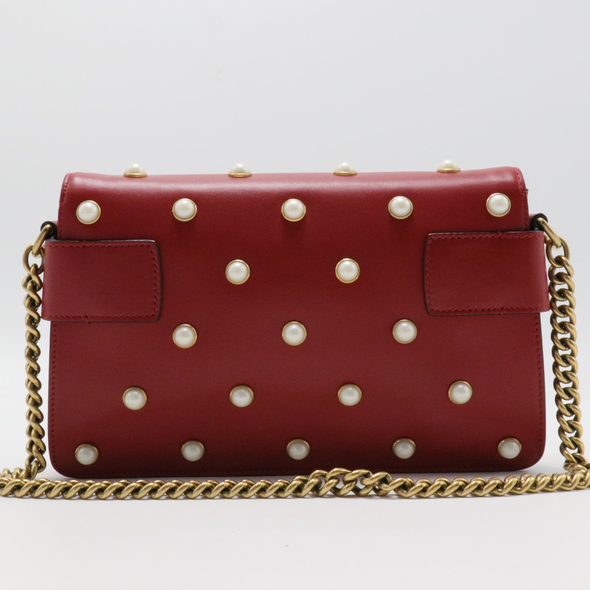 Broadway Pearly Bee Shoulder Bag Embellished Leather Mini for diva