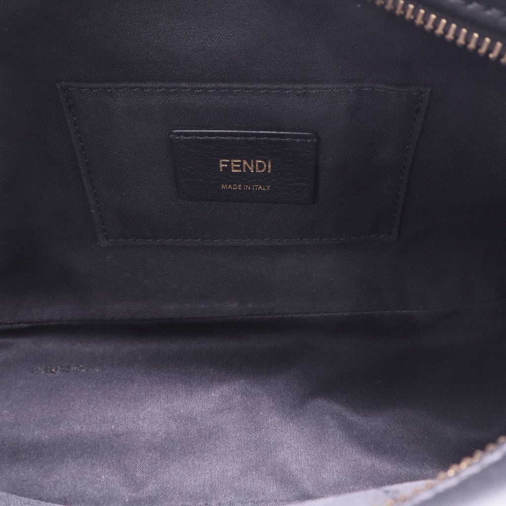 Fendi FF Logo Stamp Camera Bag Zucca Coated Canvas Mini twins