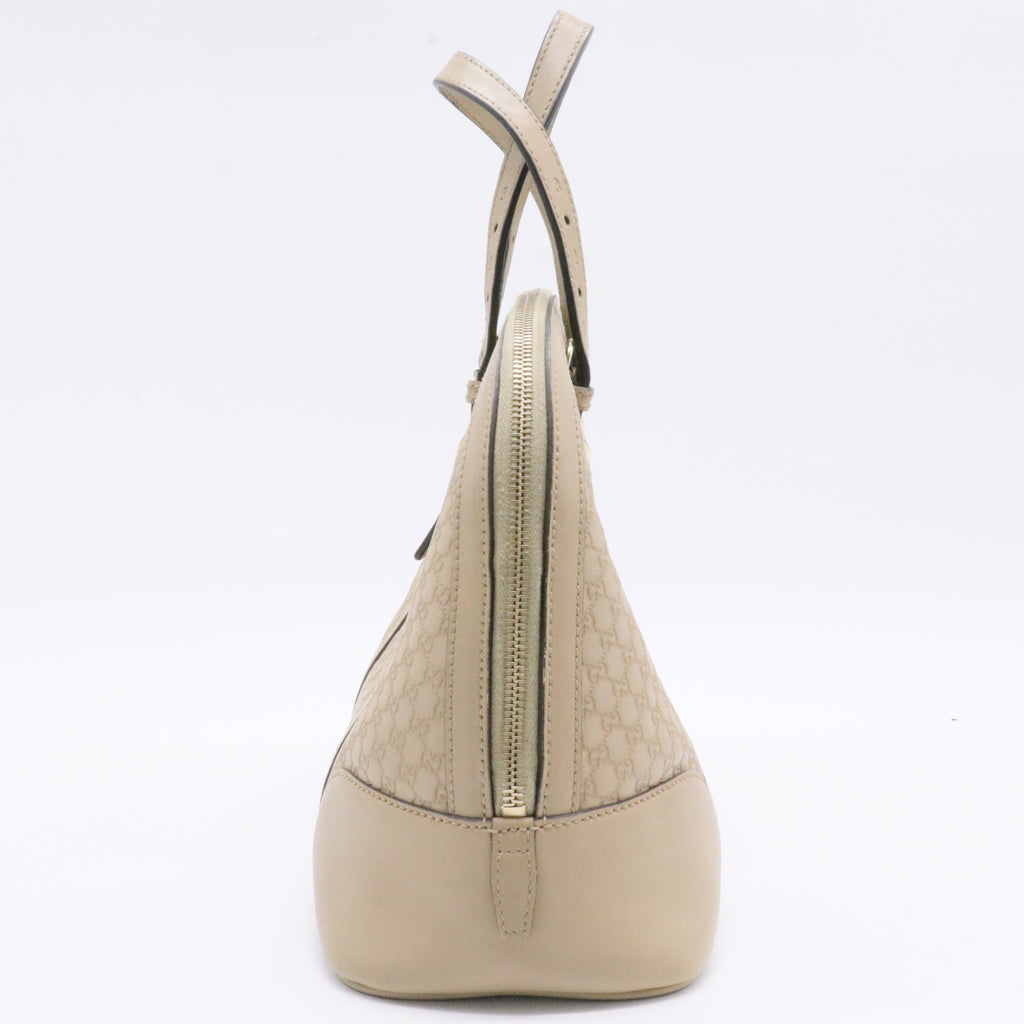 Top Handle Bag Microguccissima Leather Small