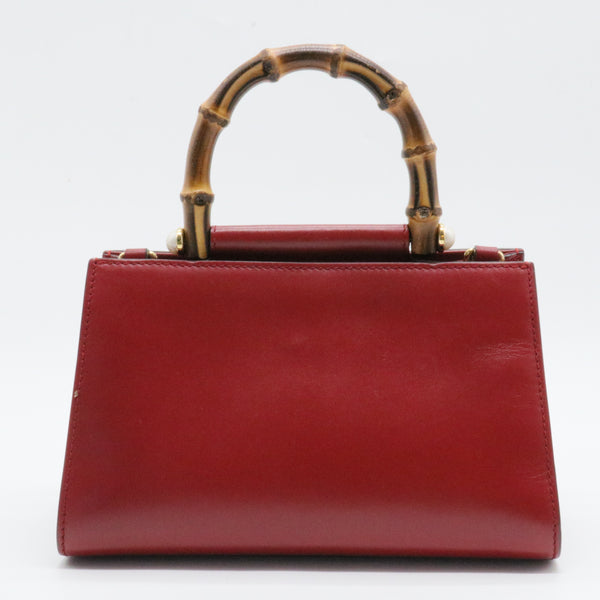 Nymphaea Top Handle Bag Leather Mini