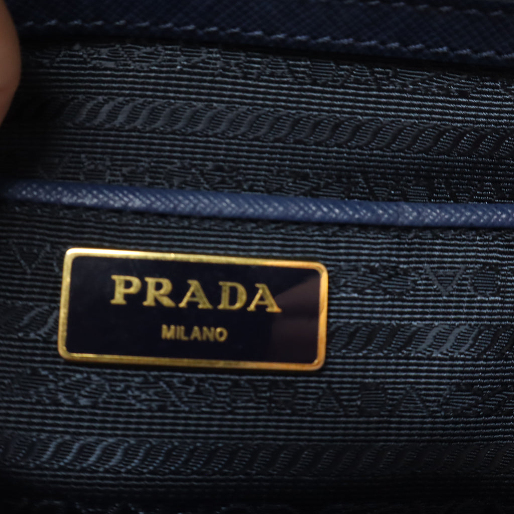 Prada Saffiano Leather Galleria Double Zip Large B23883