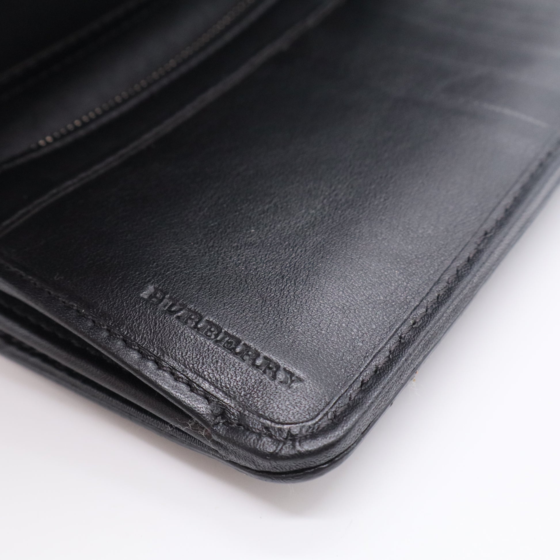 Large Flap Wallet Black