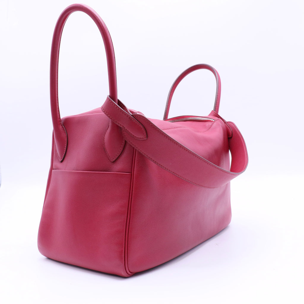 Hermes Taurillon Clemence Lindy 30 Rubis twins LDJ4099