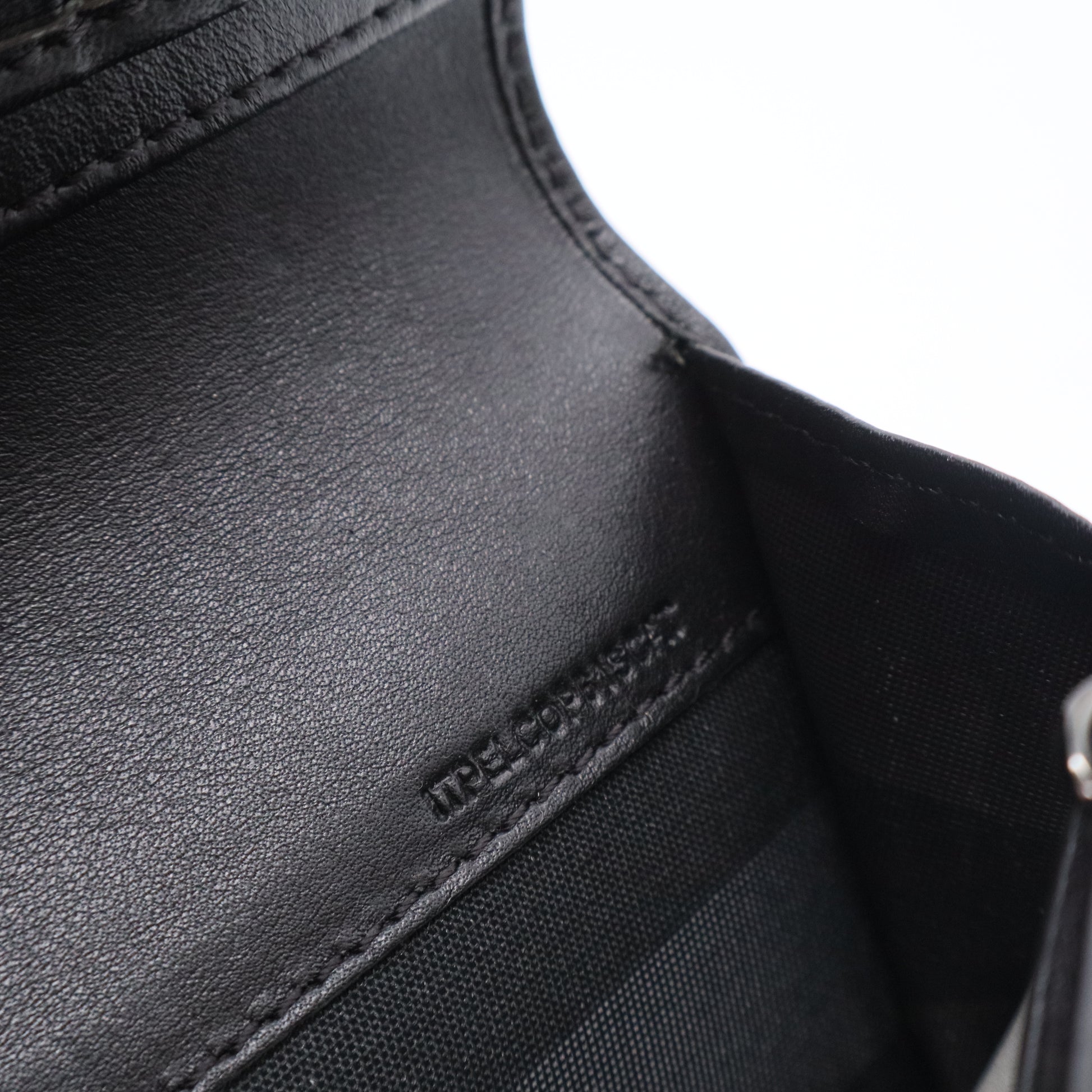 Large Flap Wallet Black