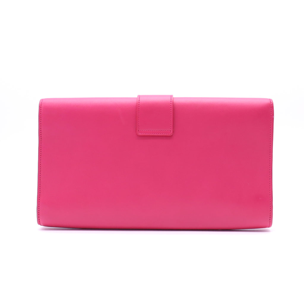 Saint Laurent Classic Y Ligne Leather Clutch W21380