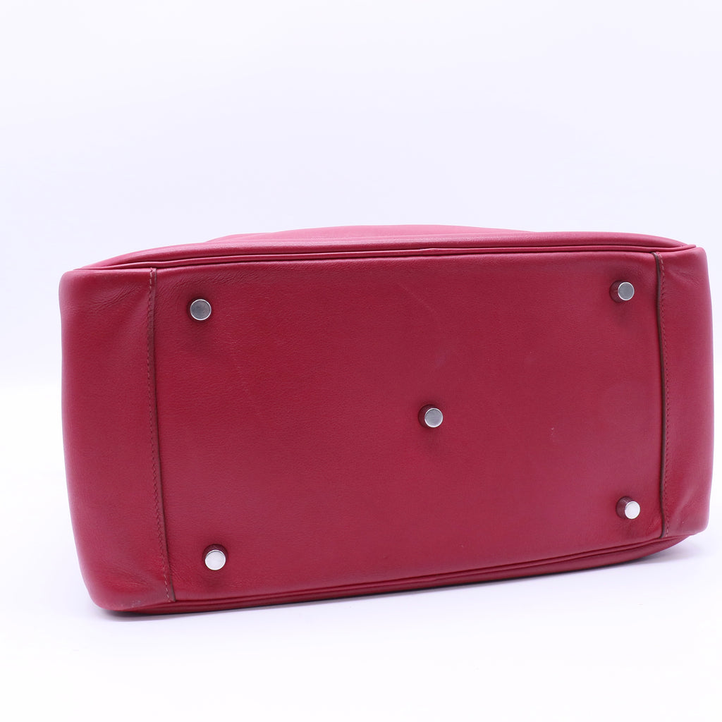 Hermes Taurillon Clemence Lindy 30 Rubis twins LDJ4099