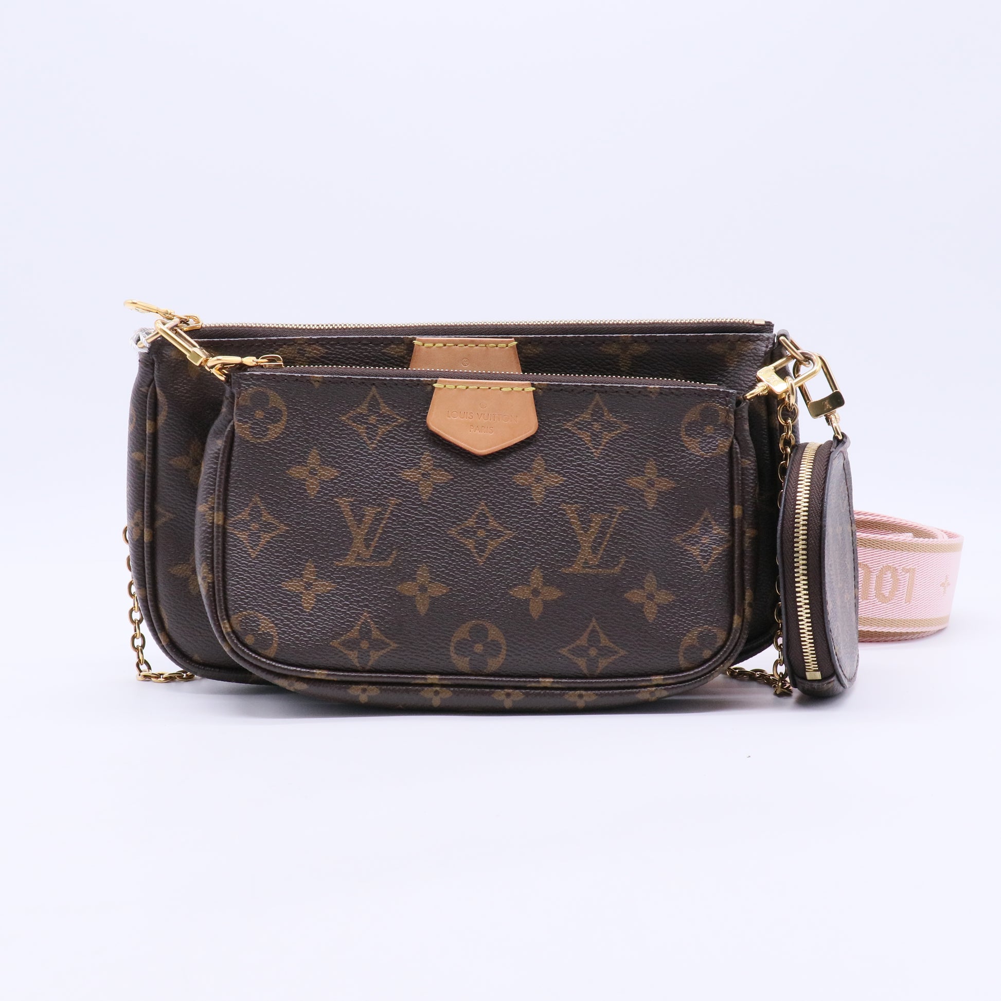 Louis Vuitton Multi Pochette Accessoires Monogram Canvas J2170 Twins