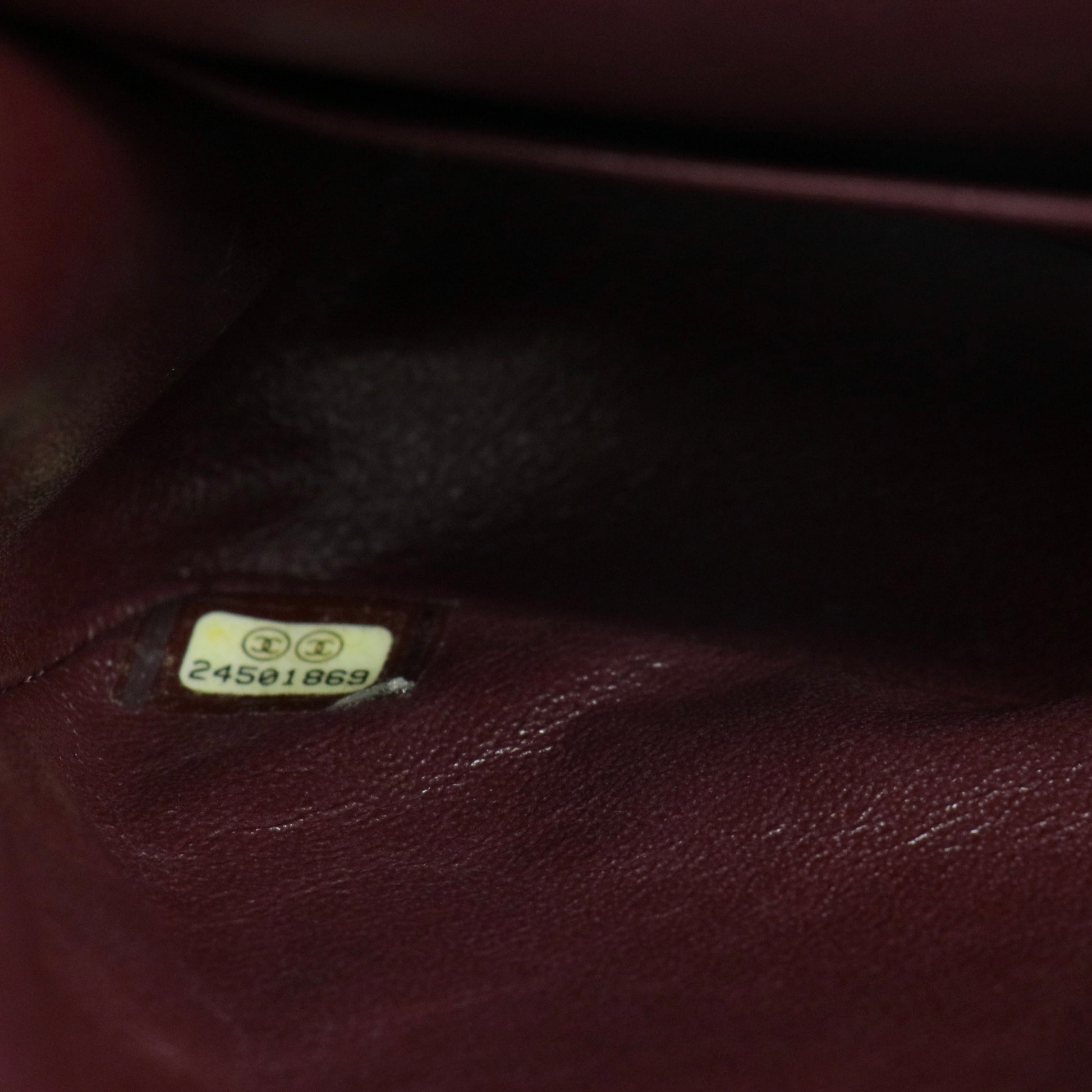 2.55 Bag in black leather Twins