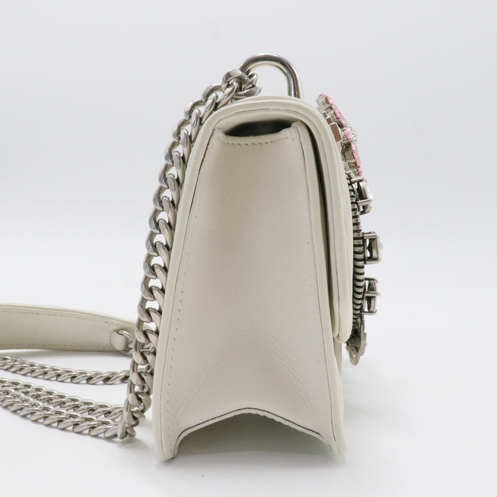 Nappa Matelasse Crystal Embellished Lady Shoulder Bag