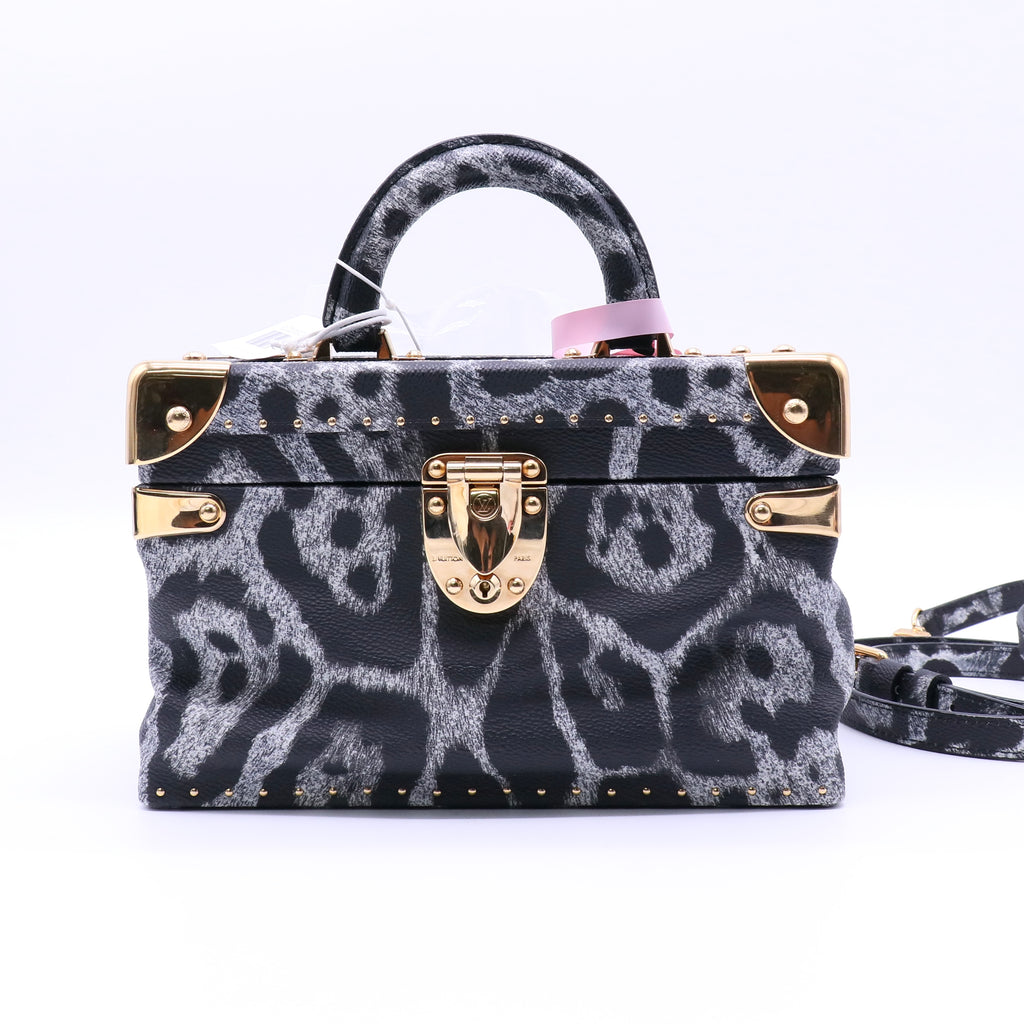 City Trunk Bag Wild Animal Print Canvas PM Twins LDJ4148
