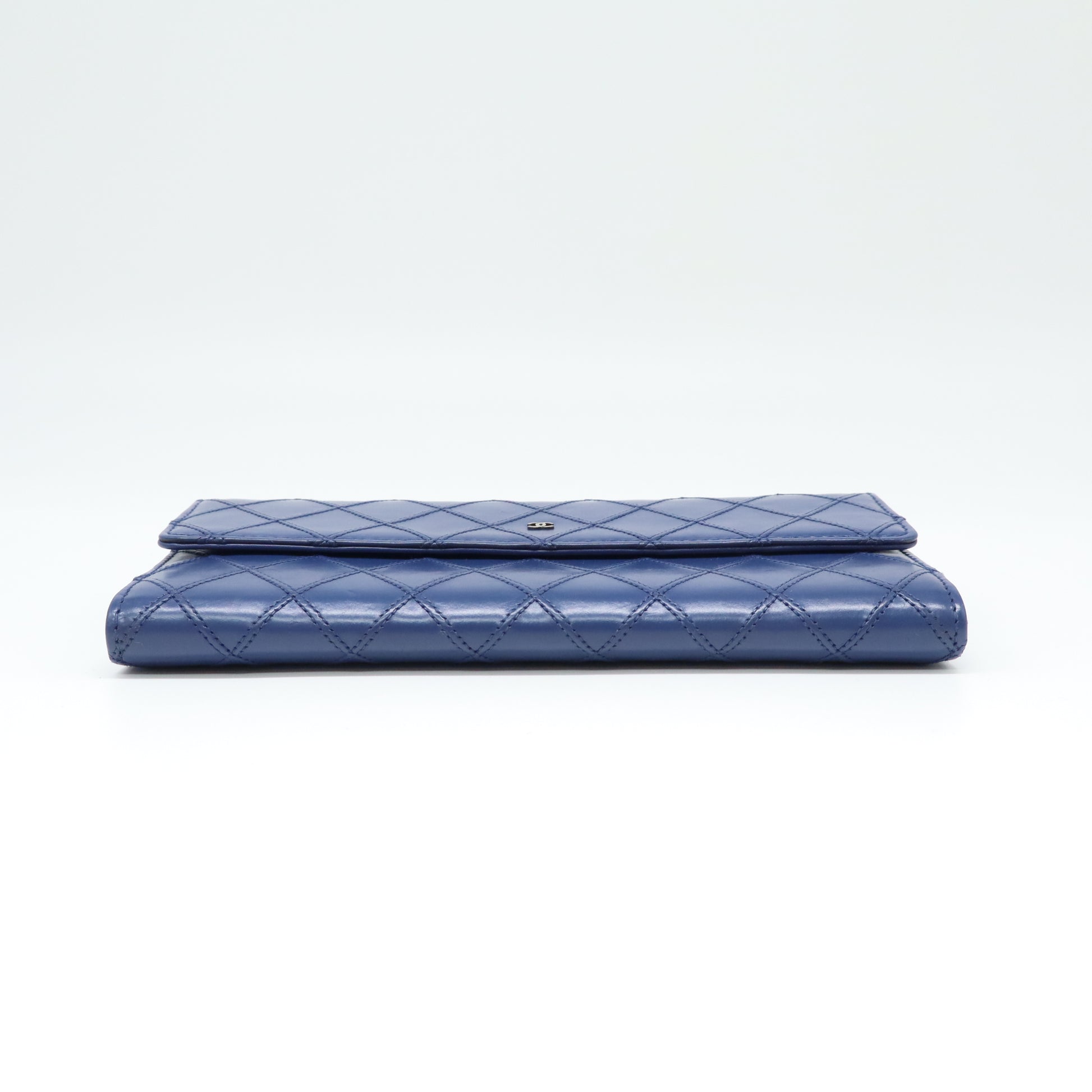 Chanel Lambskin Quilted Flap Wallet W21765