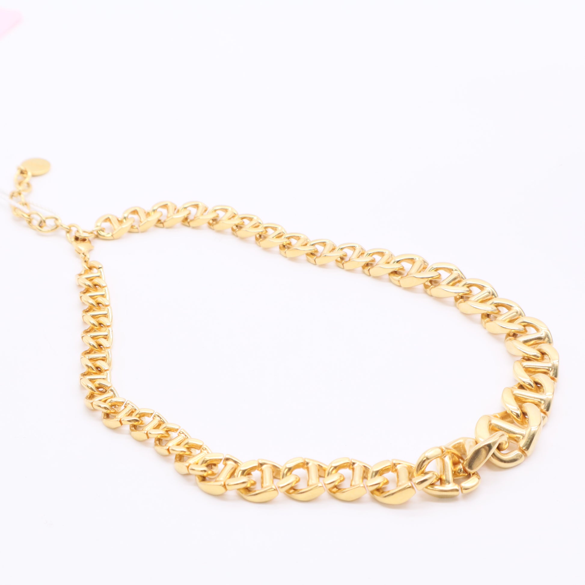 Dior Pendant Necklace Gold Twins LDJ2847