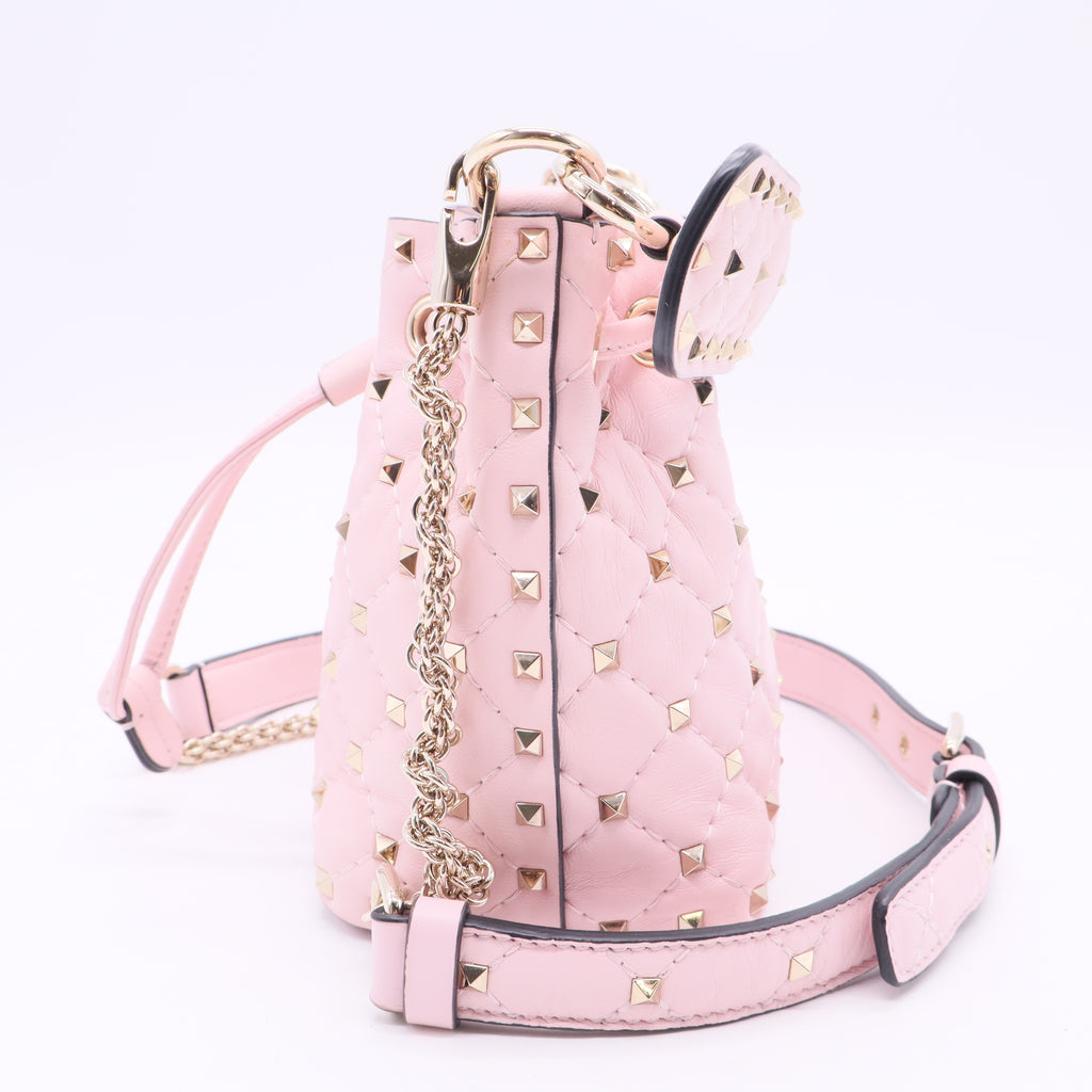 Rockstud Spike mini bucket bag