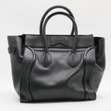 Black Drummed Calfskin Luggage