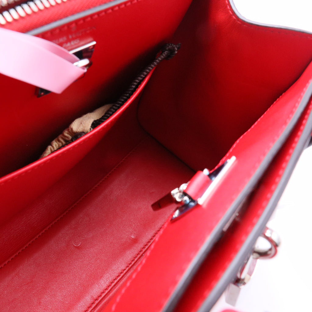 Louis Vuitton Red Smooth Leather City Steamer Bag twins LDJ4157