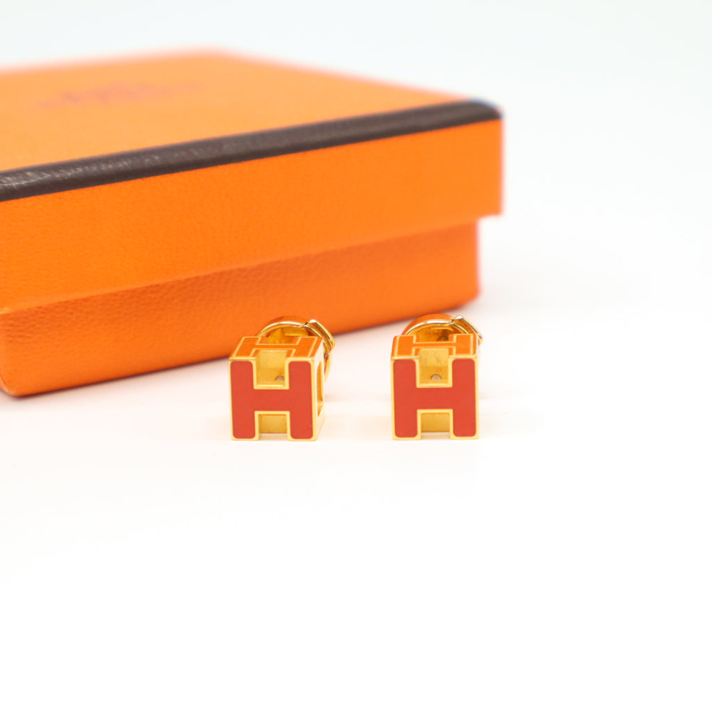 Hermes Cage d'H Earrings W21750