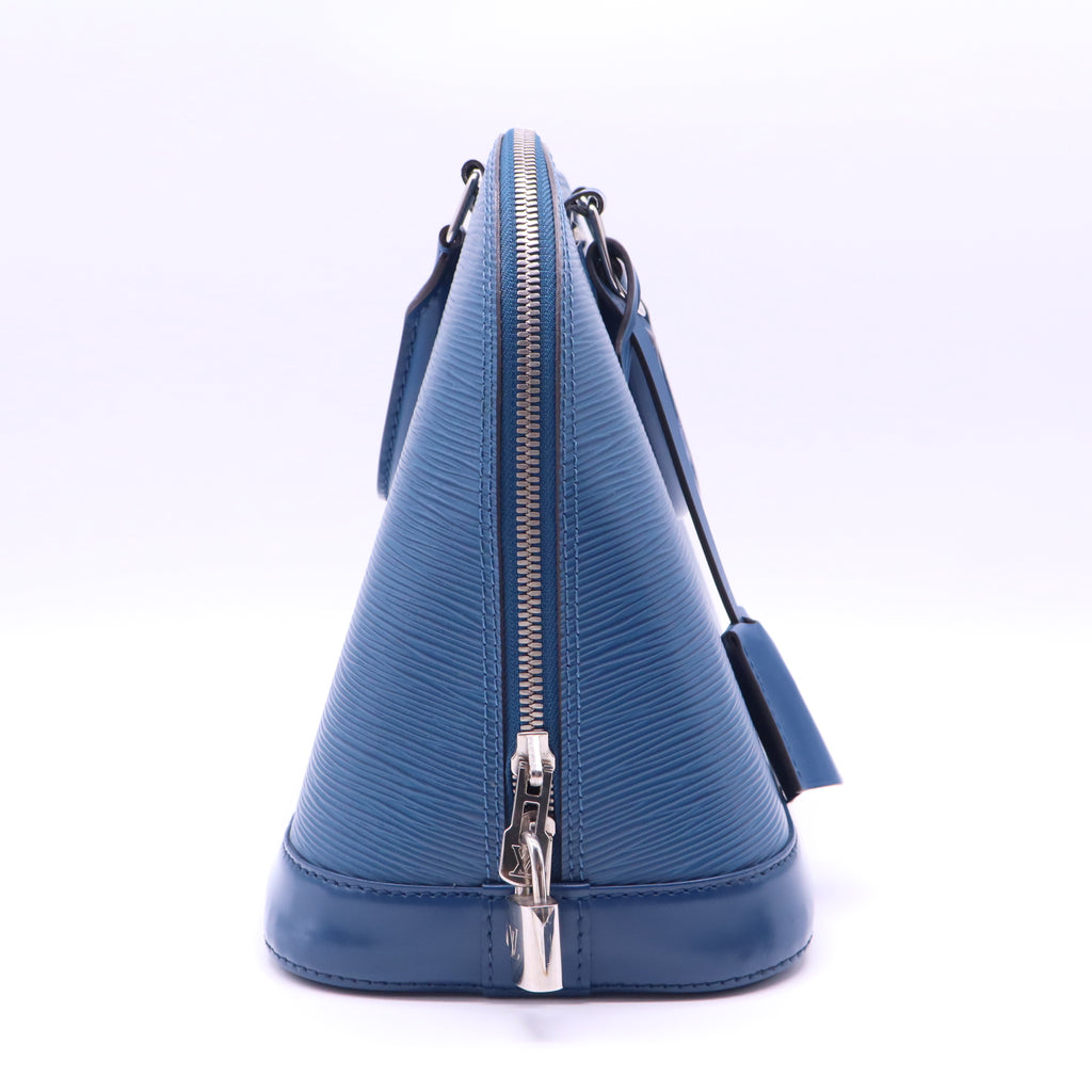 Blue Epi Leather Alma PM Bag B21851