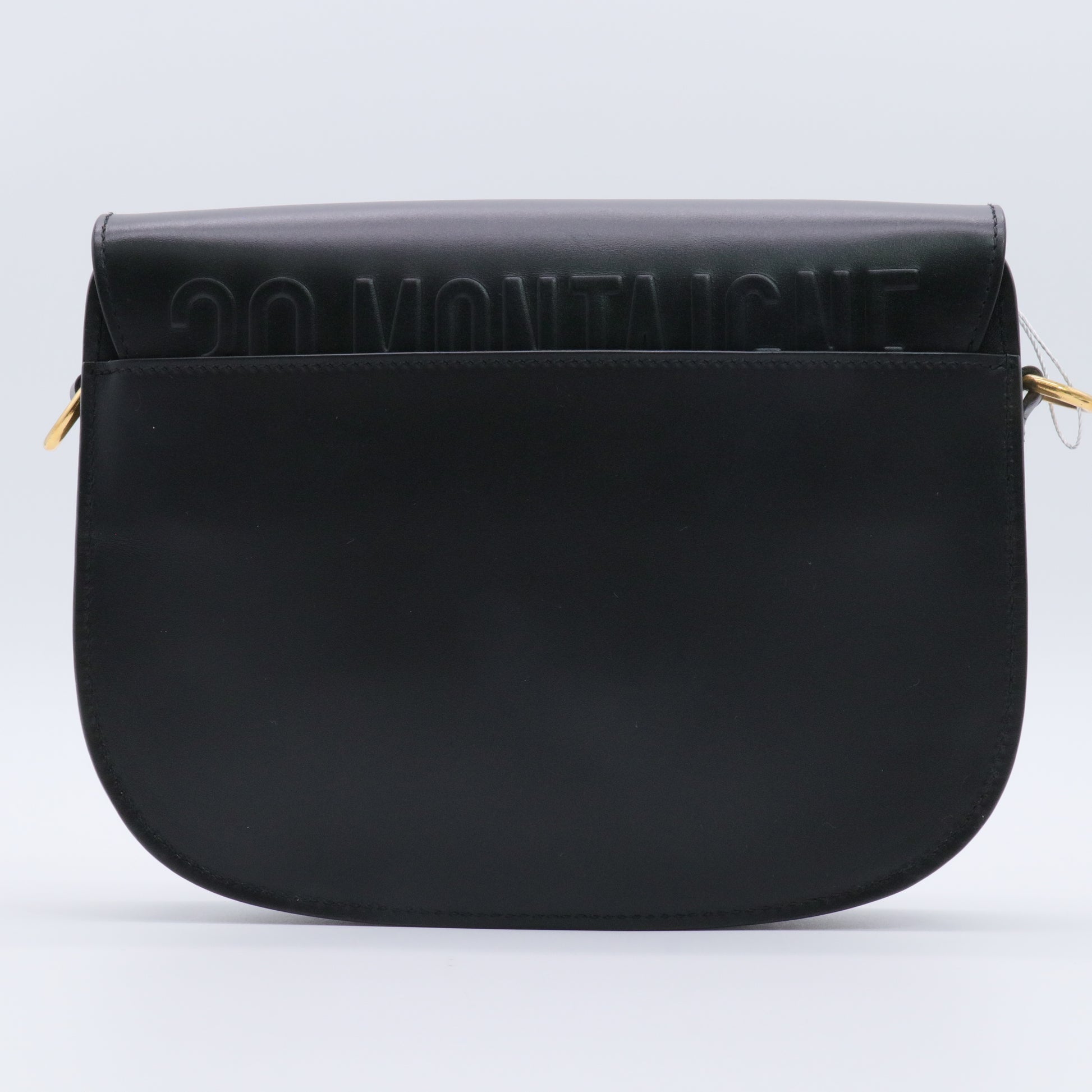 Box Calfskin Medium Bobby Flap Black twins