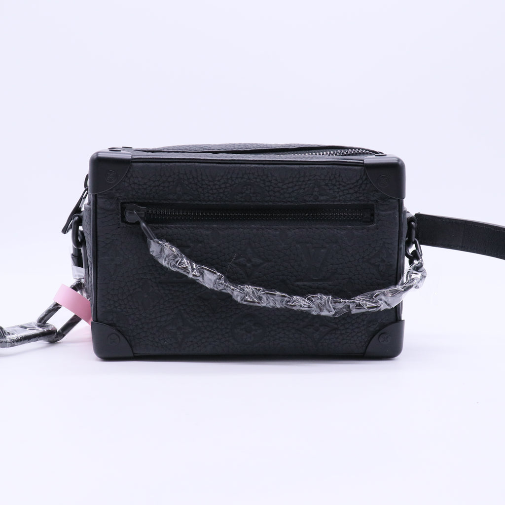 Monogram Embossed Taurillon Leather Soft Trunk Mini Bag J2171 Twins