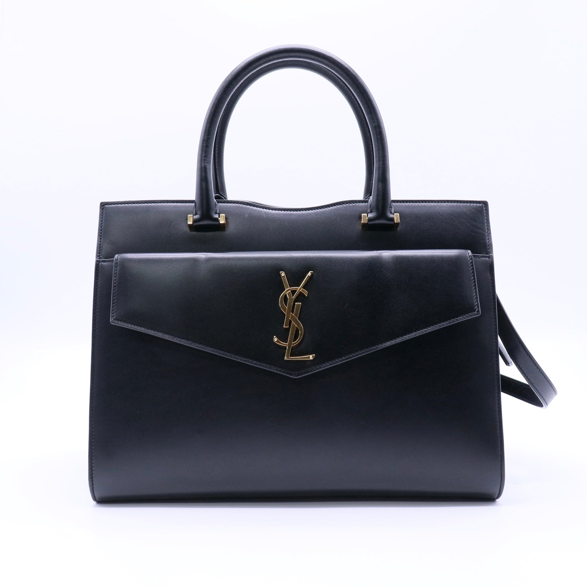 Saint Laurent Uptown Medium East-West Satchel Bag Twins LDJ4158