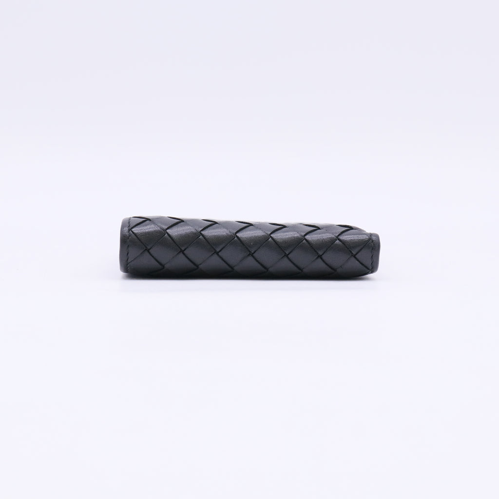Nappa Intrecciato Bi-Fold Wallet Black W23031