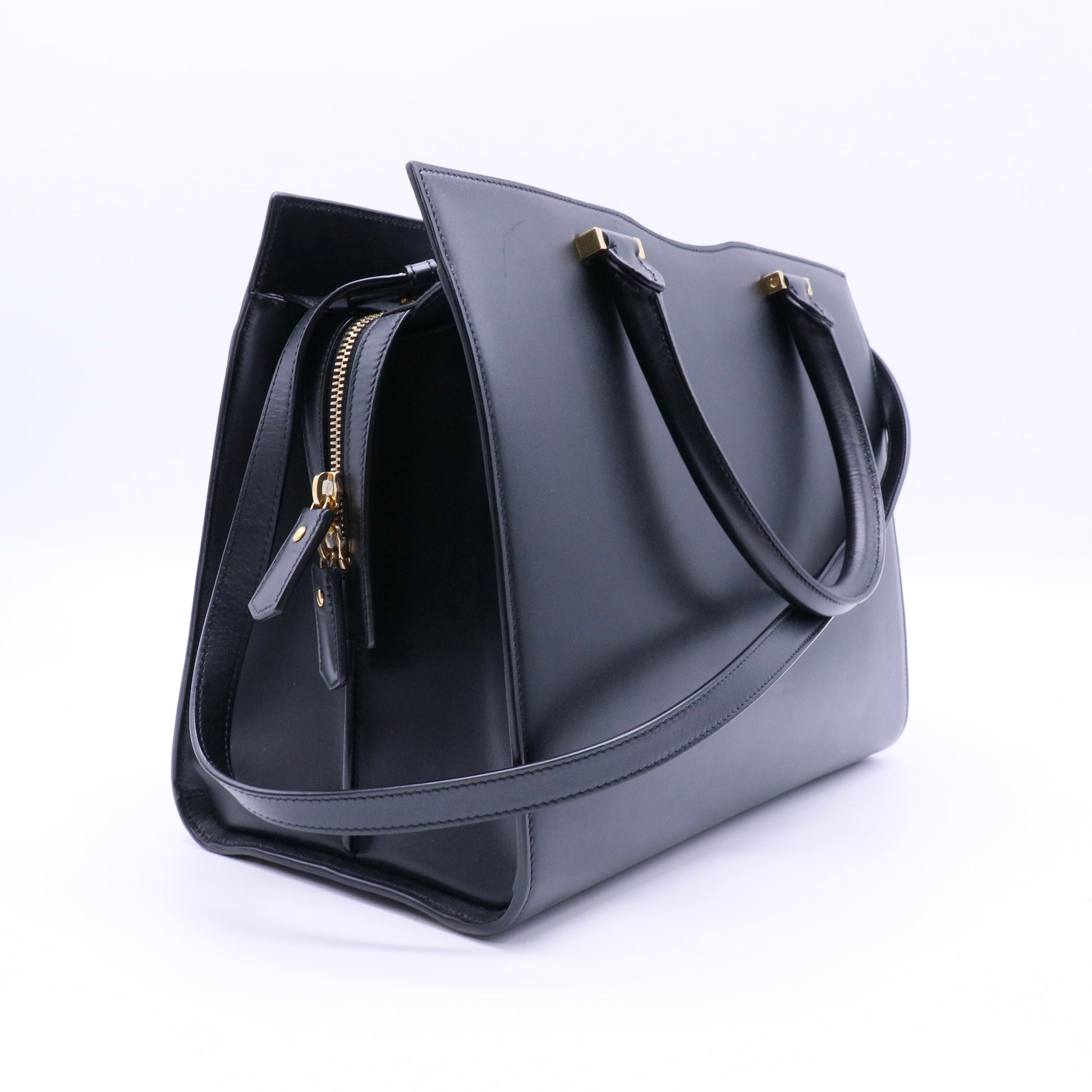 Saint Laurent Uptown Medium East-West Satchel Bag Twins LDJ4158