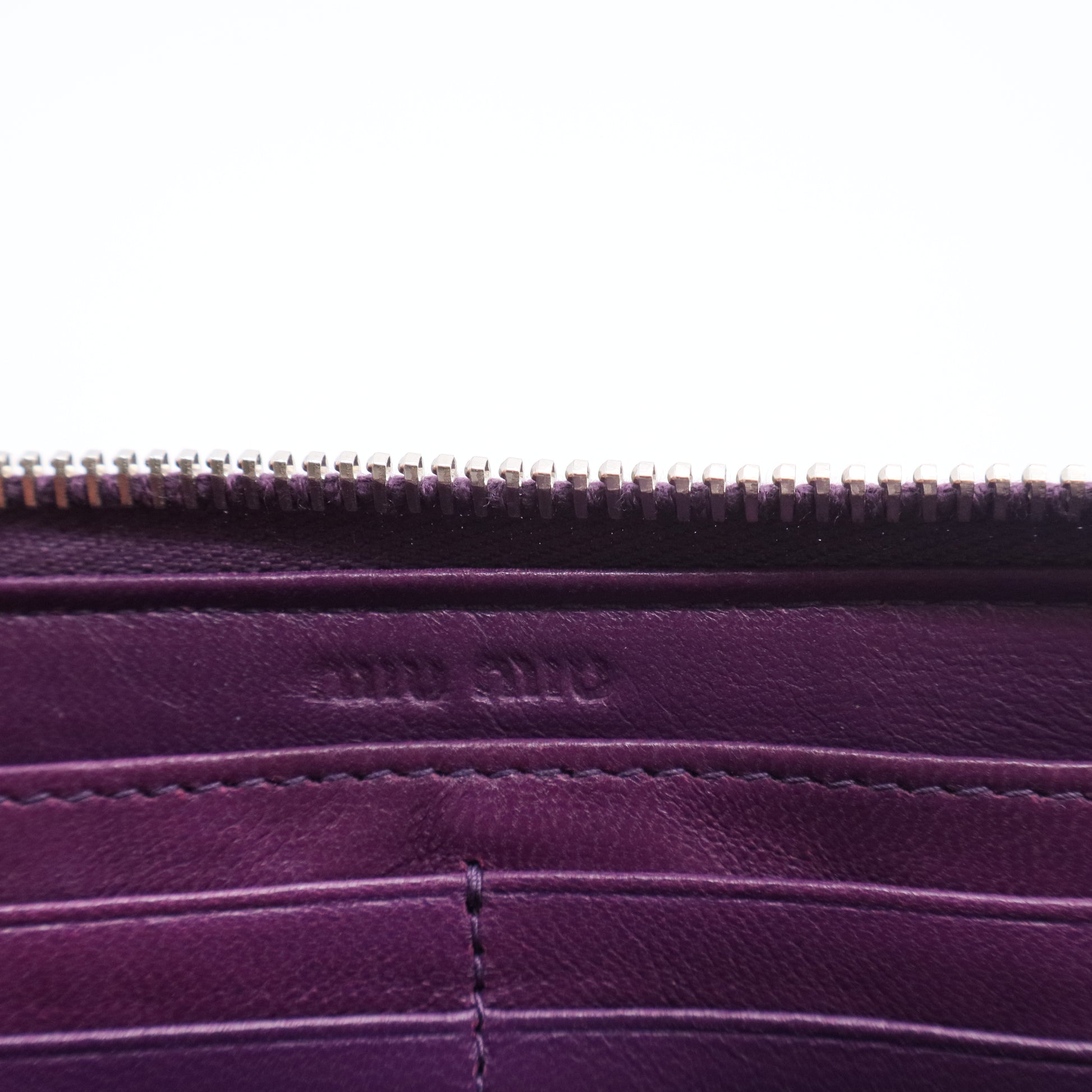 Continental Wallet Embellished Matelasse Leather