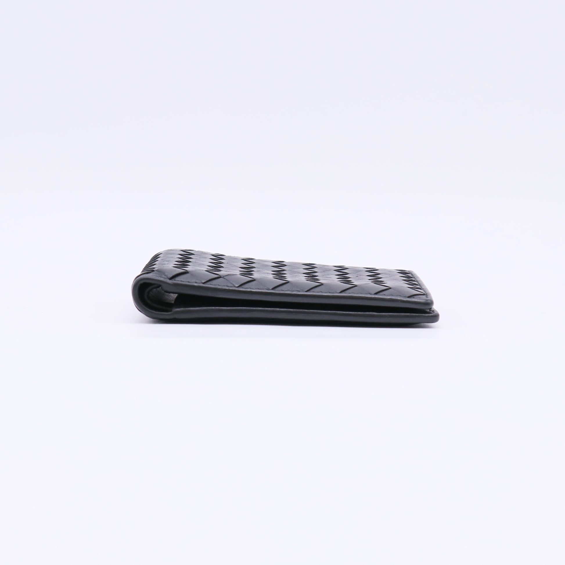 Nappa Intrecciato Bi-Fold Wallet Black W23031