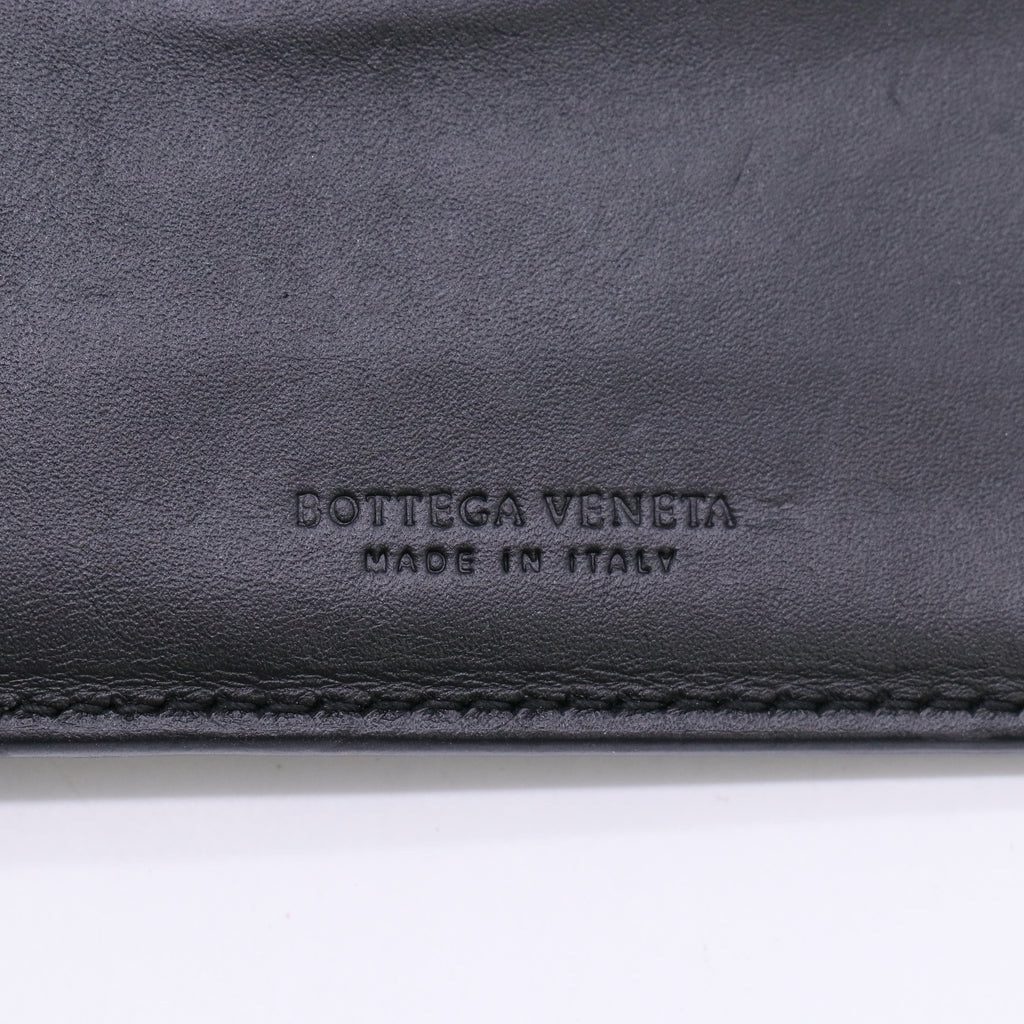Nappa Intrecciato Bi-Fold Wallet Black W23031