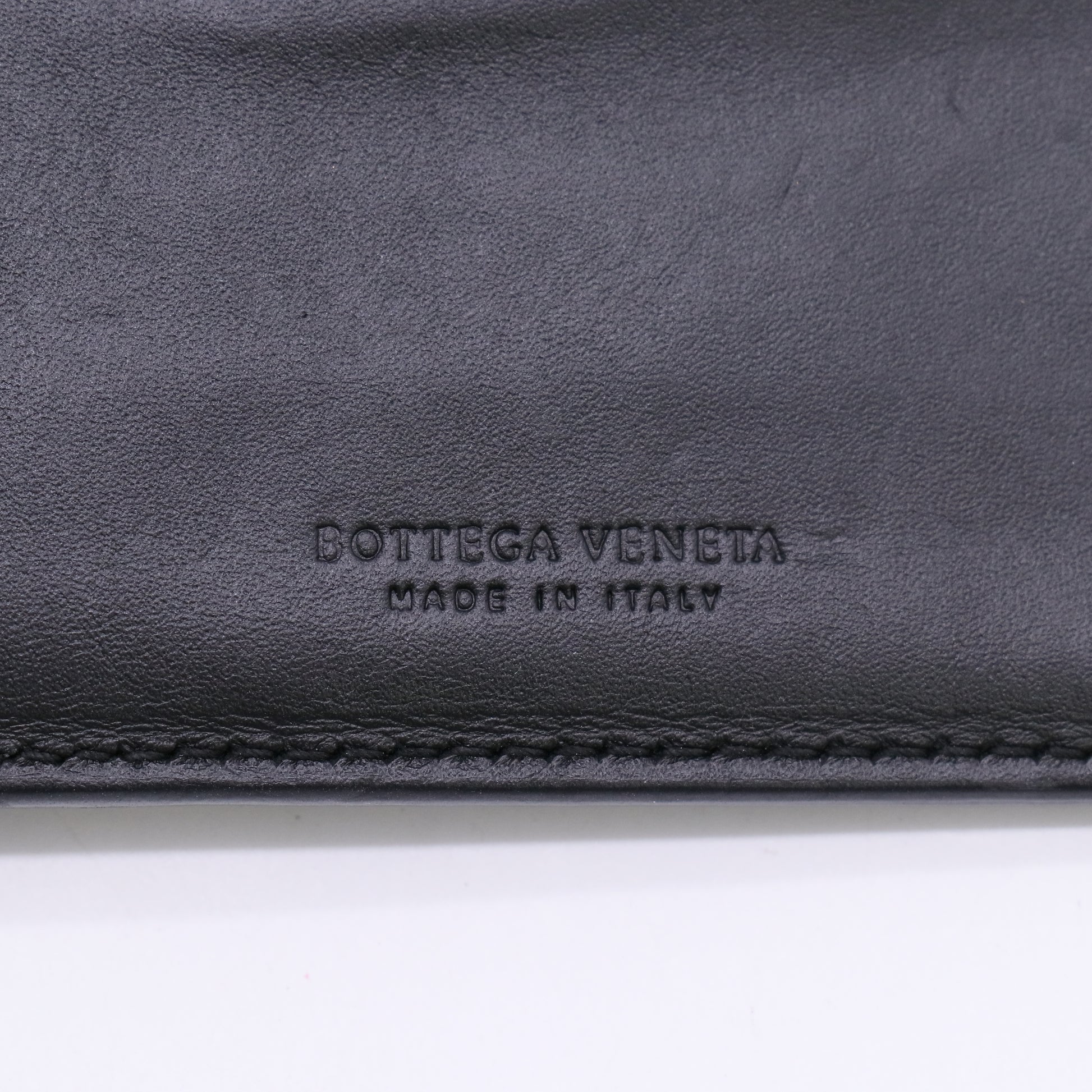 Nappa Intrecciato Bi-Fold Wallet Black W23031