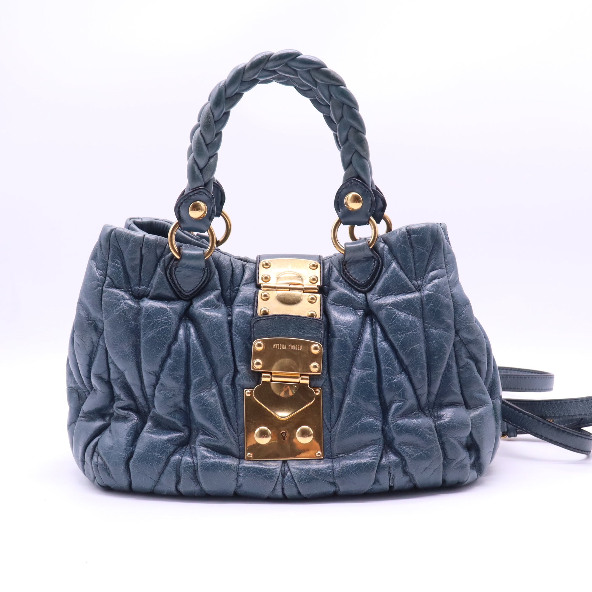 Nappa Matelasse Top Handle Satchel B21260