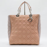 Lady Dior Soft Tote Cannage Quilt Lambskin Large