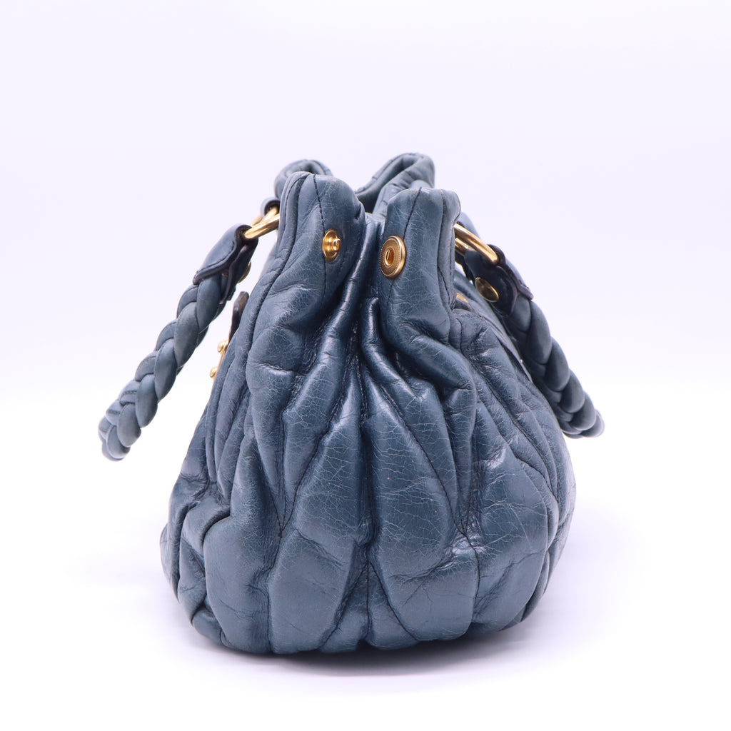 Nappa Matelasse Top Handle Satchel B21260