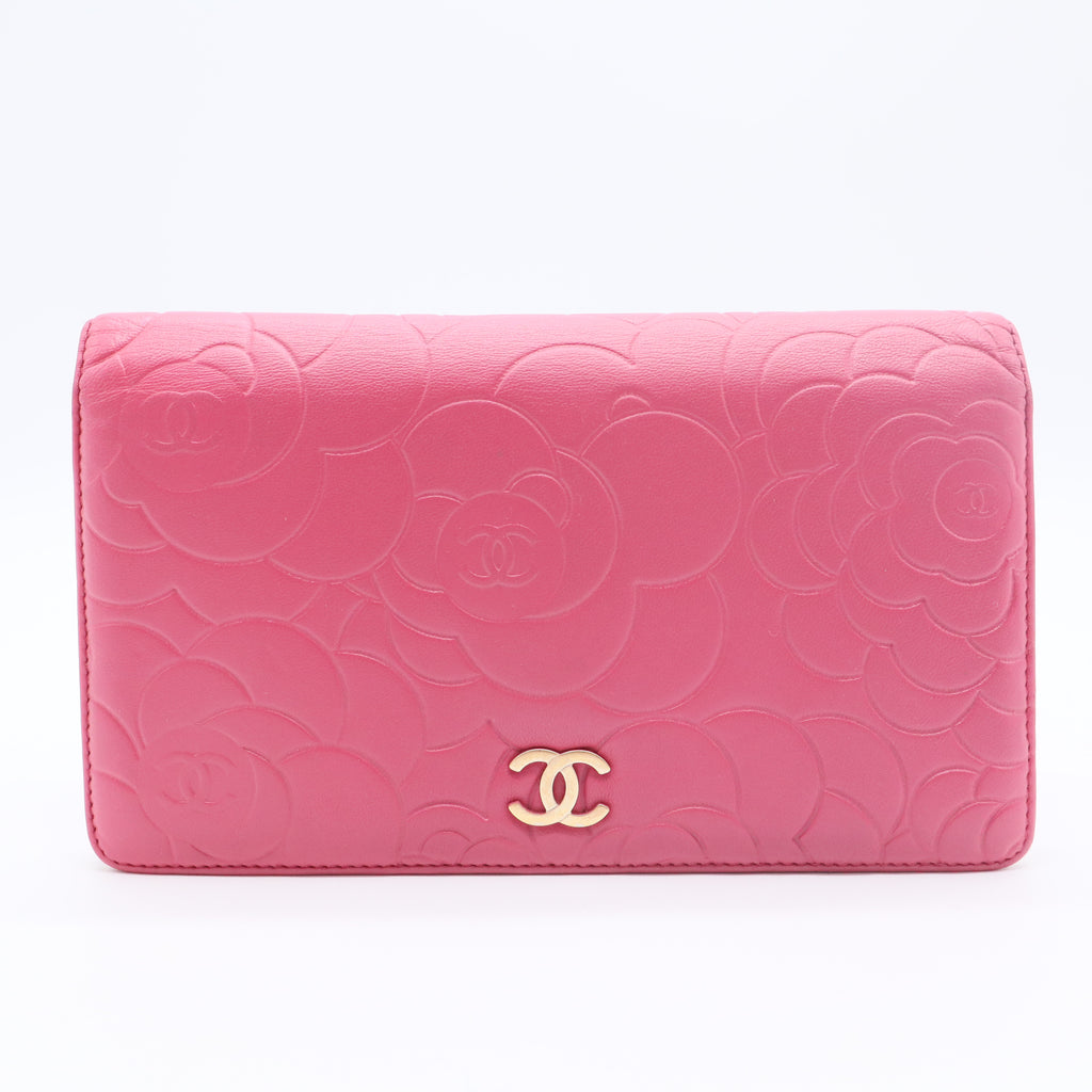Embossed Yen Lambskin Wallet