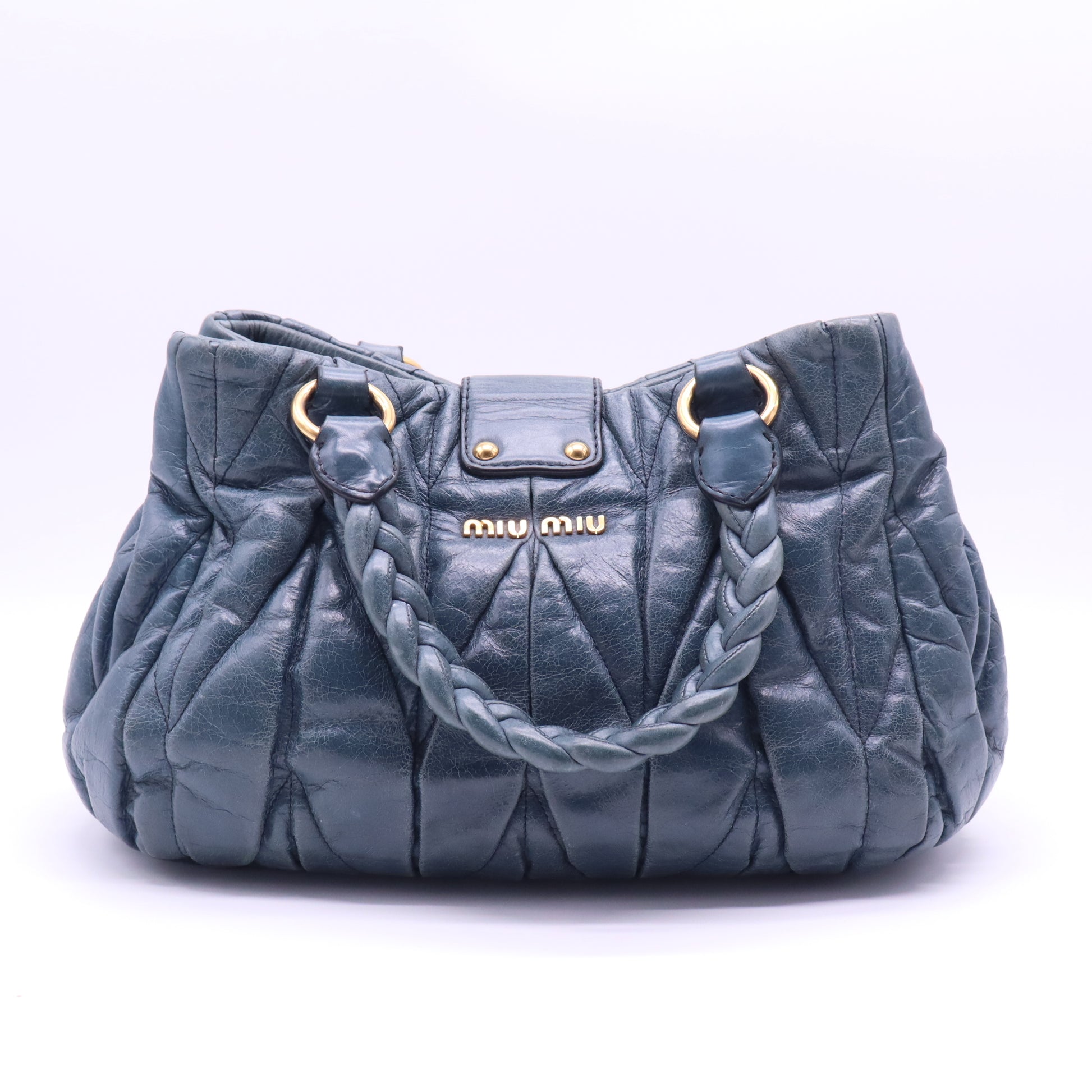 Nappa Matelasse Top Handle Satchel B21260