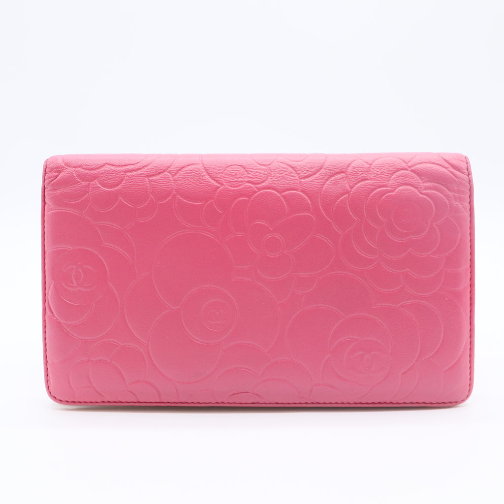 Embossed Yen Lambskin Wallet