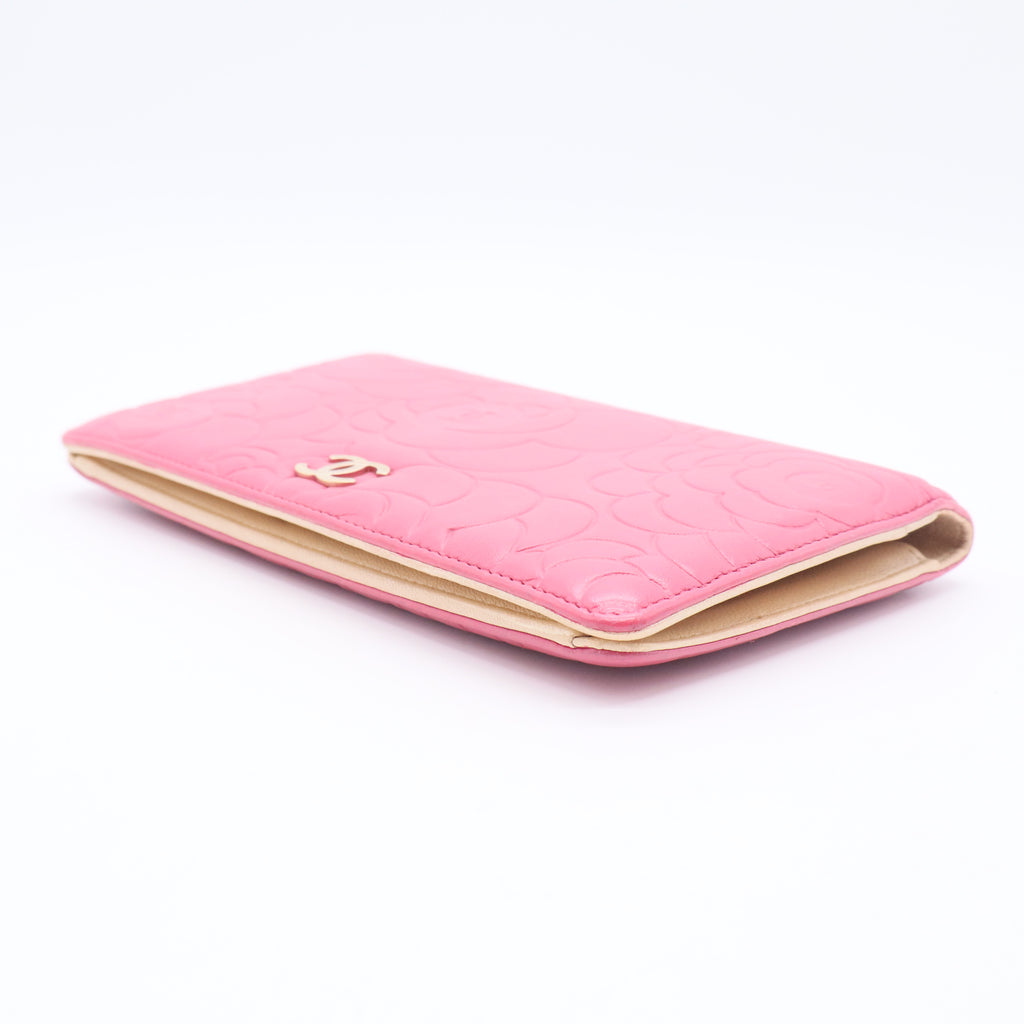 Embossed Yen Lambskin Wallet