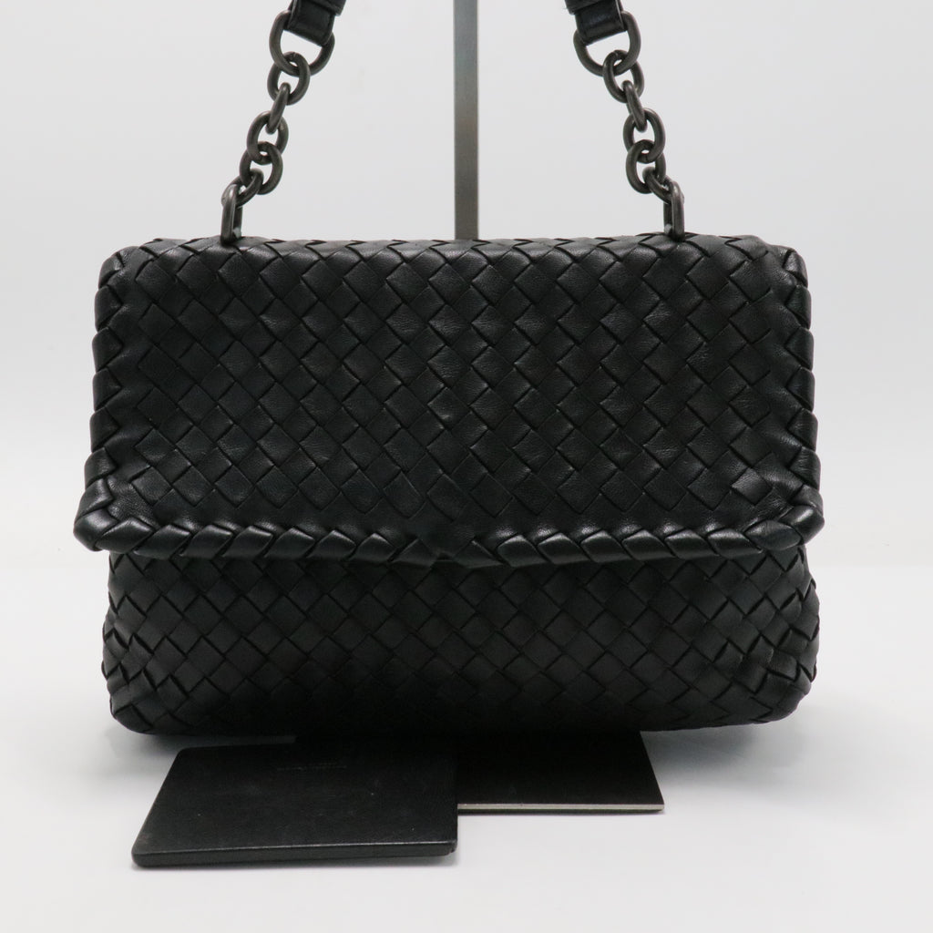 Olimpia Crossbody Bag Stitched Intrecciato Nappa Small